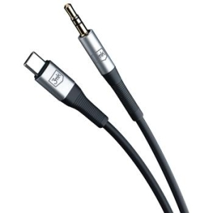 Kabel Audio Typ C na Jack 3,5mm 3mk Czarny - 194174