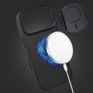 Markowy Armor Case Liavec Carbon Core Apple iPhone 17 Pro Max Czarny - 194186