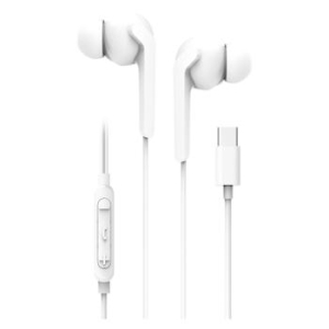 Słuchawki przewodowe Typ C (DAC) Blue Star M15C 1,2 m Biały - 194247