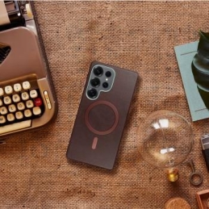 Gentleman Mag Cover Samsung Galaxy S25 Ultra Brązowy - 194545