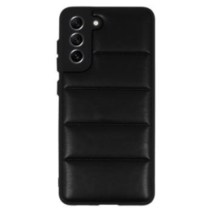 Leather Case 3D Samsung Galaxy S21 FE Wzór 2 Czarny - 194643
