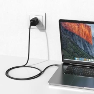 Ładowarka sieciowa Typ C Blavec BC-6 GaN4 PD QC 33W 3A z kablem Typ C na Typ C Czarny - 194677