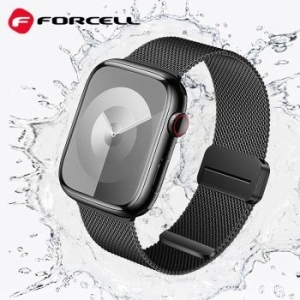 Pasek magnetyczny stal 42 / 44 / 45 / 49 mm Apple Watch Forcell F-Design FA14 Czarny - 194919