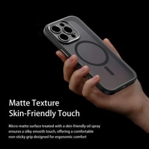 Markowy Armor Case Rock Guard Touch Matte Series Magnetic Apple iPhone 16 Pro Max Niebieskie - 194968
