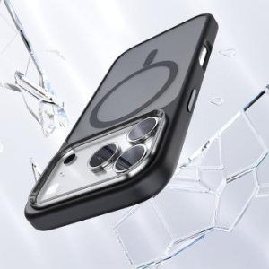 Markowy Armor Case Rock Guard Touch Matte Series Magnetic Apple iPhone 17 Pro Czarny (metal lens frame) - 194983