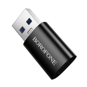 Adapter USB na Typ C Borofone BV26B Czarny - 194999