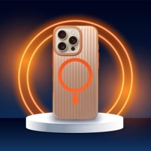 Simply MagSafe Case Apple iPhone 15 Pro Max Tytan pustynny - 195041