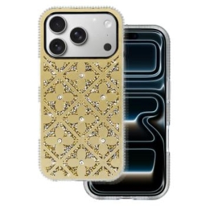 Flower Glitter Case Samsung Galaxy A36 5G / A56 5G Złoty - 200374