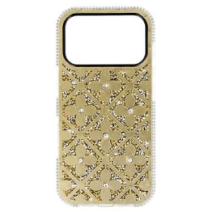 Flower Glitter Case Apple iPhone 17 Złoty - 195078