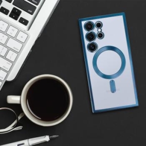 Metallic Magsafe Case do Samsung Galaxy S24 Ultra Niebieski - 195262