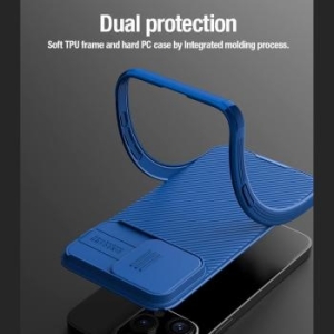 CamShield Pro Case Apple iPhone 15 Pro Max Niebieski - 195343