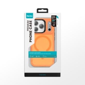 Markowy Armor Case Benks Magnetic Lucid Armor Apple iPhone 17 Pro Max Pomarańczowy (Camera Control Button) - 195357