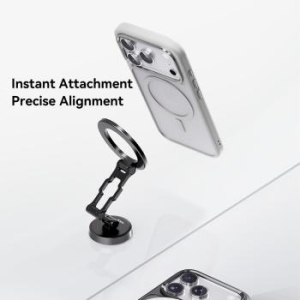 Markowy Armor Case Rock Guard Touch Matte Series Magnetic Apple iPhone 17 Pro Max Biały (metal lens frame) - 195363