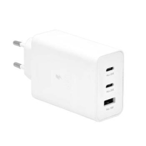 Ładowarka sieciowa USB + 2x Typ C PD 65W PD Biały - 195383