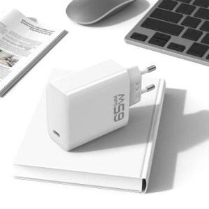 Ładowarka sieciowa Typ C Blavec BC-8 GaN4 PD QC 65W 3A Biały - 195622