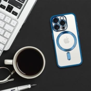 Metallic Magsafe Case Apple iPhone 17 Niebieski - 184909
