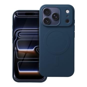 Silicone Mag Cover Apple iPhone 17 Pro Niebieski - 195799