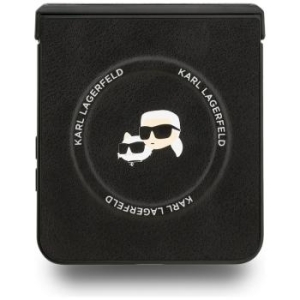 Markowy Hard Case Karl Lagerfeld PU K&C PINS Samsung Galaxy Z Flip 7 5G Czarny - 195835