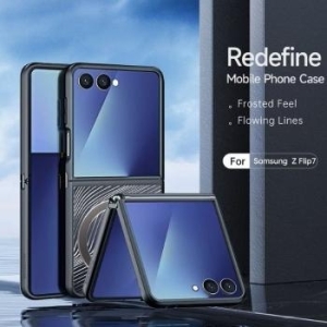 Markowy Silikon Dux Ducis Yind Samsung Galaxy Z Flip7 (Full Window) Czarny - 195837
