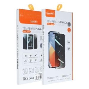 Szkło Hartowane 6D Pro Veason Privacy Glass Apple iPhone 17 Czarny - 196038