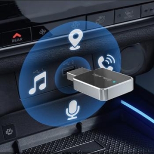 Adapter bezprzewodowy Carplay Android Auto Blavec BCP-02 - Bluetooth Wifi USB + adapter Typ C Czarny - 207174