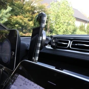 Uchwyt do kratki magnetyczny z ładowaniem indukcyjnym Blavec BHC-01B 15W Czarny - 195953