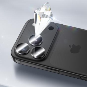 Szkło Hartowane na aparat Benks Glass Warrior Lens Protector Apple iPhone 17 Pro/17 Pro Max (obiektyw 3 sztuki) Przezroczysty - 195959