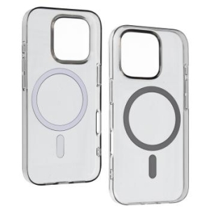 Transparent Slim Magsafe Case Apple iPhone 16 Pro Grafitowy - 196187