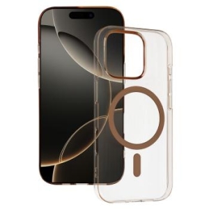 Transparent Slim Magsafe Case Apple iPhone 17 Piaskowy - 196261