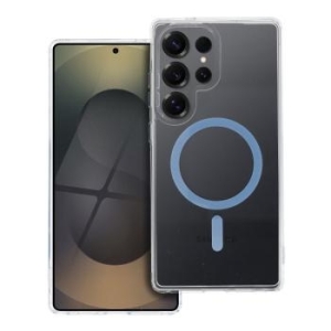 Drop Glue Colorful Ring Mag Cover Samsung Galaxy S25 Ultra Jasny Niebieski - 196143