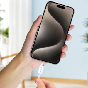 Kabel oplot USB na Typ C Blavec Candy PD 60W 3A 2my Apple CarPlay/Android Auto Biały - 196774