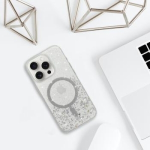 Moonlite Magsafe Case Apple iPhone 17 Pro Srebrny Clear - 196869