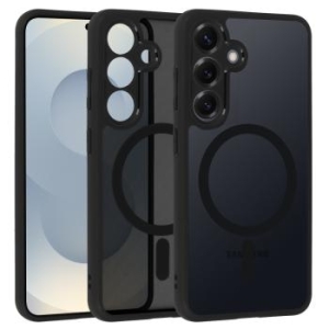 Full Matte Mag Cover Samsung Galaxy S25 Czarny - 196740