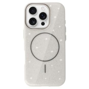Magsafe Slim Shiny Case Apple iPhone 15 Srebrny - 197057