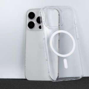 Transparent Slim Magsafe Case Apple iPhone 16 Biały - 197356