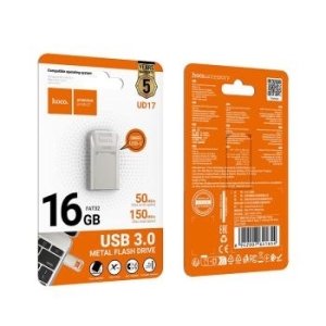 Pendrive 16GB USB 3.0 (USB C) Hoco UD17 nikiel - 197632