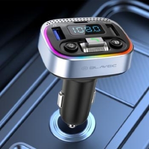 Transmiter FM Blavec Flash TR-04 MP3, Bluetooth - 2xUSB + Typ C - QC3.0 18W PD 30W Czarny - 207201