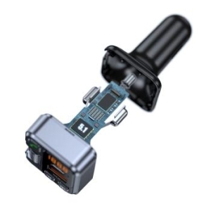 Transmiter FM Blavec Flash TR-05 MP3, Bluetooth - USB + Typ C - PD 30W Czarny - 197703