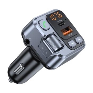 Transmiter FM Blavec Flash TR-05 MP3, Bluetooth - USB + Typ C - PD 30W Czarny - 197704