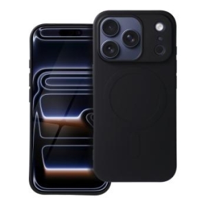 Silicone Mag Cover Apple iPhone 17 Pro Czarny - 197789
