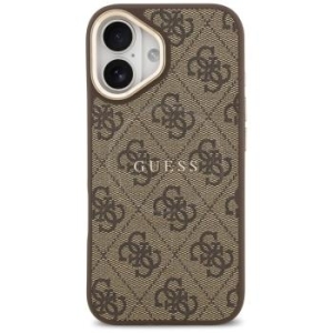 Markowy Hard Case Guess PU 4G W Classic Apple iPhone 17 Brązowy - 197925