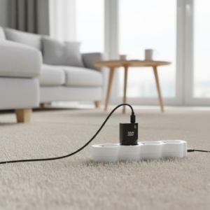 Ładowarka sieciowa Typ C + USB A Blue Star Slim GaN QC4.0 PD 3A 25W Czarny - 197917