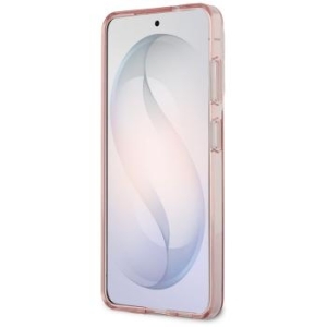 Markowy Hard Case Guess IML Gradient Triangle MagSafe Samsung Galaxy S26 Różowy - 198393