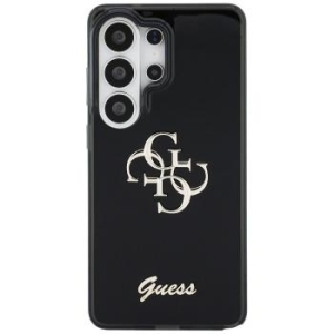Markowy Hard Case Guess IML Big Metal 4G Script Samsung Galaxy S26 Ultra Czarny - 198404