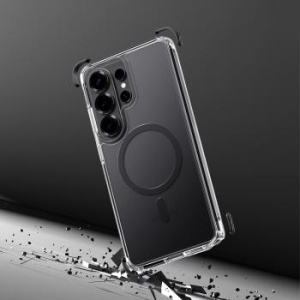 Markowy Armor Case Rock Crystal Clear Magnetic Series Samsung Galaxy S26 Ultra Przezroczysty/Czarny - 198160