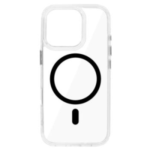Markowy Silikon Glossy Magsafe Clear Case Apple iPhone 16 Pro Czarny - 198141