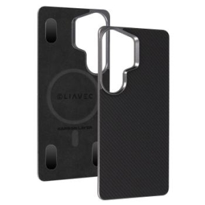 Markowy Armor Case Liavec Carbon Layer Magsafe Aramid Fiber Cover Samsung Galaxy S26 Ultra Czarny - 198717