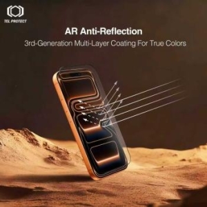 Szkło Hartowane Tel Protect 10X AR 3.0 AntiReflective Titanium Glass Apple iPhone 15 Pro - 198878