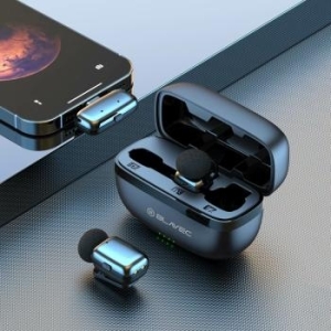 Blavec Mikrofon Bezprzewodowy Krawatowy x 2 MK-03 ClipGo Typ C (LMMK03-S) srebrny - 198639