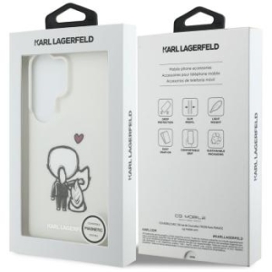 Markowy Hard Case Karl Lagerfeld IML Karl&Choupette MagSafe Samsung Galaxy S26 Ultra Przezroczysty - 198607